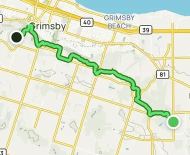 Bruce Trail in Grimsby